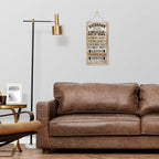 Rustic & Funny Bathroom Signs - Western & Farmhouse Bathroom Rules Wall Decor E1