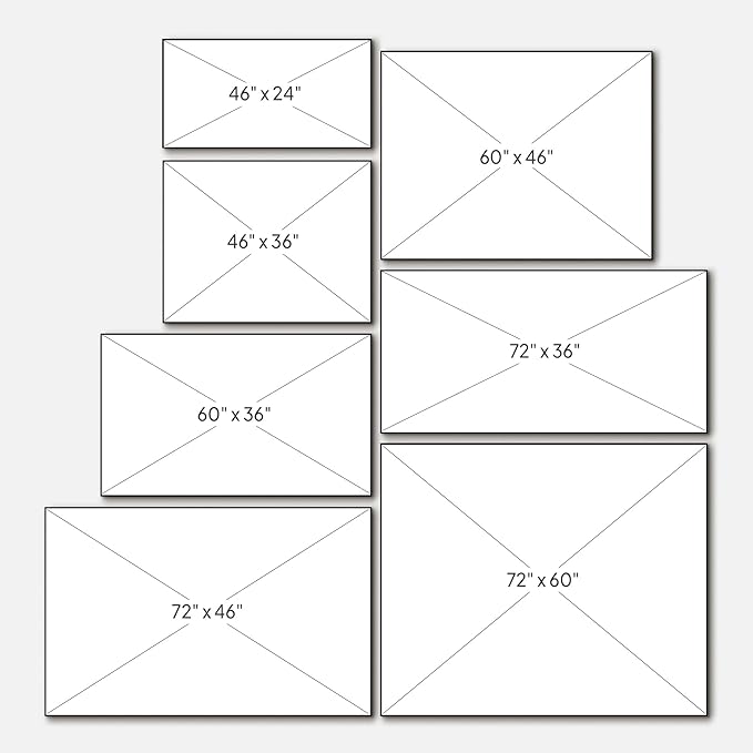 SIGNWIN 36"x60" Extra Large Framed Wall Art Green Line Art Mountain Landscape Illustration for Home Living Room Bedroom Decor (Frame Assembly Required)