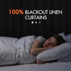 MIULEE 100% Blackout Curtains 84 Inch Long 2 Panels for Bedroom, Thick Luxury Faux Linen Black Out Curtain Room Darkening Back Tab Pleat Window Textured Drapes with Hooks for Living Room, Sage Green