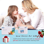 5 Pack Acrylic Picture Frame 5x7 Clear Double Sided Magnetic Picture Frameless Desktop Display Photo Frame with Stand Best Gift for Family, Baby, Friend