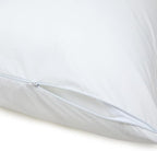 Amazon Basics Down Alternative Bed Pillows and Pillow Protector Case 2-Piece Set, 26 in x 20 in, Soft Density, Standard - Pack of 2, White