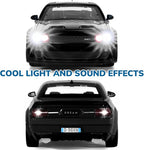 Car Toys for Boys 1/24 Diecast Cars Hellcat SRT Collectibles Model Kit,Pull Back Metal Toy Car with Lights and Sounds,Toy Cars for Boys Age 4-7（Black）