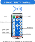 Unihoh Solar Garden Lights Outdoor, 4 Pack 120 LED Waterproof Decorative String Lights 8 Modes with Remote DIY Outdoor Decor for Pathway Walkway Yard (Cool White)