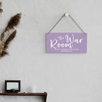 Purple Decor Rustic War Room Decor Christian Decoration Bible Verse Wood Decoration Sign Christian Scripture Printed Wood Sign Wall Art Religious Gifts Faith Based Gifts
