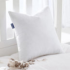 MIULEE Feather Pillow Insert 22x22, Decorative Down Throw Pillow Insert Fluffy Throw Pillow Cotton Fabric for Sofa Bed Couch