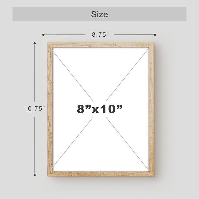 SIGNWIN Framed White Nautical Ocean Sea Beach Grass Seagull Wall Art, Set of 4 Landscape Colorful Wall Decor Prints, Nature Wilderness Wall Décor for Living Room, Bedroom - 8"x10" Natural