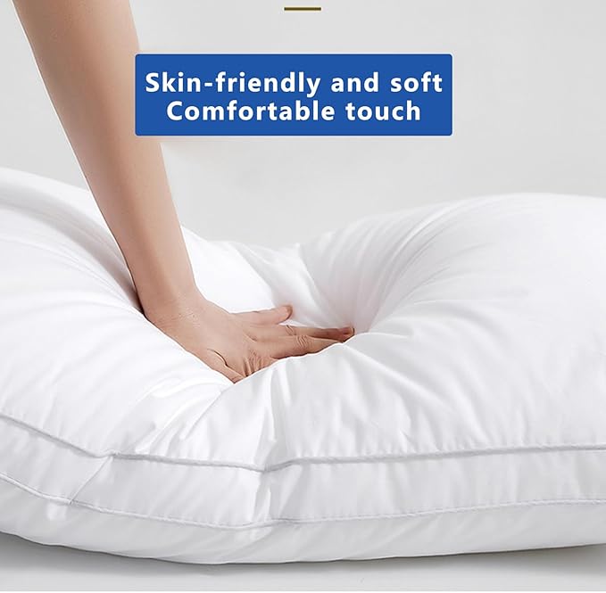 Sleeping Pillows 1 Pack Premium Luxury Hotel Quality Soft Pillow Down Alternative Fill for Beds Good for Belly Sleepers Back, Stomach or Side Sleepers 18x 30 Inch