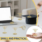 30 Pcs Picture Display,2 Inch Gold Photo Holders,Gold picture Holders for Tables,Table Number Holders，Party supplies for autumn harvest festivals, Halloween, Thanksgiving,Fall Decorations (Style 2)