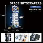 Skyscrapers Modular Building Blocks,Four Heroes Building Architecture Set -Collectible Display Toy with Adults, Sci-Fi MOC Construction Toy (6135pcs)