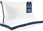Utopia Bedding Bed Pillows for Sleeping King Size (Navy), Set of 2, Cooling Hotel Quality, Gusseted Pillow for Back, Stomach or Side Sleepers