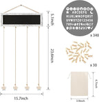 Picture Frames Collage Wall Decor Photo Frames Collage for Wall Decor, Rustic Felt Letter Board with 340 Letters and 30 Clips, Unique DIY Picture Frame Photo Organizer, Gifts for Teen Girls