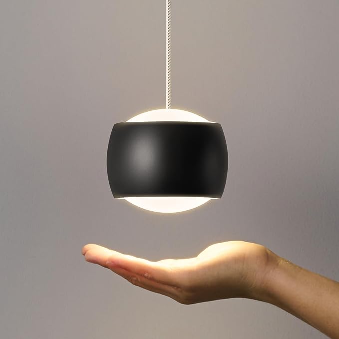 Modern LED Dimmable Pendant Light fixtures,Mini Island Pendant Lighting for Kitchen Island Dinning Room,Bedroom,Bar, Kitchen Island Ceiling Hanging Light Fixtures(black-3-Pack)