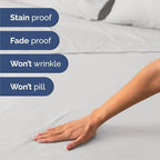 Twin XL Size 3 Piece Sheet Set - Comfy Breathable & Cooling Bed Sheets Set - Hotel Luxury Bedding for Women, Men, Kids, Teens, Boys & Girls - Deep Pockets, Soft, Wrinkle Free - Oeko-Tex - French Grey