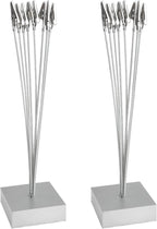 2Pack 8-Branch Tree Style Memo Photo Holder Clip Table Number Holder for Memo Photo Christmas Wedding Card Display