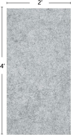 Non Slip Rug Pad 2x4 Feet, 4/25" Thick Felt Cushioned Rubber Rug Gripper Pad for Hardwood, Laminate, Stone, Tile, Wood, Vinyl Floors & Carpet, Anti Skid Under Area Rug Pads