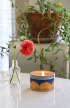 GoodLight Paraffin-Free Scented Candle, Clean Burning Non-Toxic Tin Candles, Eucalyptus Essential Oil Scented Travel Candle 6oz