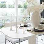 IYOUYA Clear Glass Candlestick Holders 24PCS, 2.1" H Taper Candle Holders Bulk for Pillar Candles, Taper Candles, Glass Candle Holders for Wedding, Party&Festival