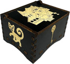 Youtang Music Box Engraved Wooden Gifts Mini Musical Box Play Dreaming for Birthday/Anniversary/Valentine's Day/Christmas (Wind up, Black)