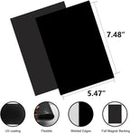 30 Pieces Magnetic Picture Frame for 5X7 Photos,Black Magnets Cards Holder for Fridge/Whiteboard/Lockers