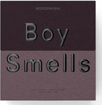 Boy Smells - Woodphoria Scented Candles for Men and Women - 8.5 oz - Soy, Coconut Wax Candle Blend - Aromatic Candles for Home with Fig, Sandalwood and Jasmine - 50-Hour Burn - Cotton Wick