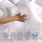 Throw Pillow Inserts 20 x 20 in Set of 2 for Couch and Sofa, Soft Fluffy Square Form Down Alternative Cushion Decorative Pillow Inserts