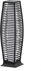 Outdoor Floor Lamp Weather-Resistant Outdoor Wicker Light Solar Powered Lantern Deck Lights for Patio Yard Garden