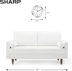 Sharp Wall Clock – Silver/Chrome, Silent Non Ticking 12 Inch Quality Quartz Battery Operated Round Easy to Read Home/Kitchen/Office/Classroom/School Clocks, Sweep Movement