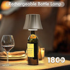 WILIT Wireless Bottle Lamp Shades for Table Lamps, Bottle Lights for Liquor Bottles, Touch Lamps for Kitchen Dinning Picnic,Home Bar Decorations, Modern Wine Bottle Lights, Gifts for Men Women