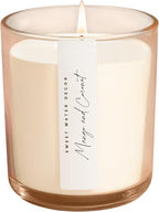 Sweet Water Decor Mango and Coconut Scented Soy Candles – Pineapple, Mango, Orange, Peach, Coconut Milk, Sugar – Fresh Tropical Aroma – 50 Hour Burn – 12oz Tinted Glass Jar for Home Decor