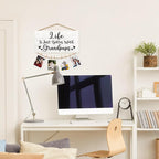 Grandparents Picture Frame - Wall Photo Holder for Grandkids, Grandma, Grandpa & Granddaughter/Grandson Gifts