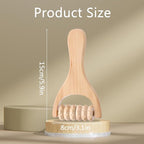 3Pcs Wood Therapy Massage Sticks, Wooden Massage Rollers, Hand Massage Tools Manual Hand Muscle Roller for Relaxes Thigh, Leg, Hands Full Body Muscle