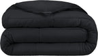 Bare Home Duvet Insert Comforter - Oversized King - Goose Down Alternative - Ultra-Soft - Premium 1800 Series - All Season Warmth - Bedding Comforter (Oversized King, Black)