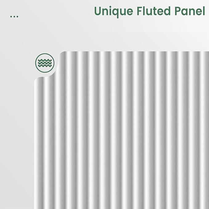 White 9 Drawers Dresser, 57" Wide Fluted Dresser for Bedroom, Modern Chest of Drawers with Curved Profile, Handleless, Wooden TV Stand with Organizer Storage for Living Room, Entryway