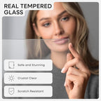 Homeforia 24x30 Poster Frame Black, High End Metal 24 x 30 Picture Frames with Mat 18 by 24 inches Photo, 24x30 Black Frame Matted to 18x24 Print, 30x24 Large Frame, Tempered Glass, Wall Kit, Set of 1