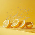 1OAK Soy Wax Fresh Lemon Candle - Citrus Candles for Home, Kitchen, & Summer - Fruity Candles Scented - Long Burning Premium - Hand-Poured (7oz.)