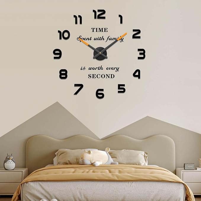 VANGOLD Wall Clock for Living Room Decor