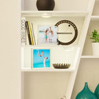 HELPLEX Acrylic Frames, 2 Pack 4x4, 20mm Thicker Frameless Clear Frame, Double Sided Magnetic, Free Standing Desktop Display