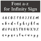 Wedding Gifts for Couples 2025 | Personalized Wedding Gifts | Couples Gift for Her | Anniversary Wedding Date Sign | Engagement Gift | Wall Decor | Bridal Shower Gift | Infinity Metal Sign