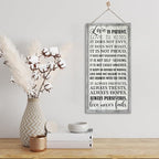 1 Corinthians 13:4-8 Inspirational Hanging Wood Decor Sign, Printed Wood Sign, Love is Patient, Love is Kind Quote, Hanging Bible Verses Woods Wall Signs, Rustic Home Decor Signs, Christian Gift J1