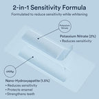 Auraglow Teeth Whitening Strips, Sensitive Whitening Strips, 14 Whitening Treatments, 8% Hydrogen Peroxide with Nano Hydroxyapatite (nHAp) to Reduce Sensitivity and Protect Enamel, 28 Strips, Mint