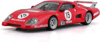 1:43 B18-36308 F-errari LaFerrari Racing 512 BB (II Serie) 1981, Red #15 Alloy Car Die Cast Car Model (512 BB 1981, #15)