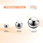 300Pcs Vase Filler Silver No Hole Faux Pearl Beads for Vase Filling Decorations, Candle Centerpieces, Wedding Centerpieces, Home Party Decor (8/14/20mm)