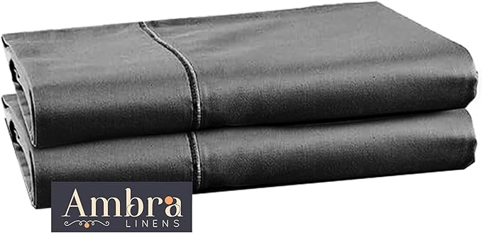 Ultra Soft Pillow Protectors 400TC Set of 2 Breathable Pillow Covers 100% Protection Against Stains, Dust & Dirt - Machine Washable