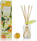 LOVSPA Reed Diffuser Set, Sunshine & Lemons Scented Oil Diffuser with Sticks, Home Fragrance Accessories for Bathroom Shelf Decor, Aroma Diffusers for Home or Office Desk, USA Made