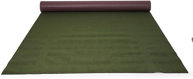 Marine Carpet,6 FT x 23 FT Olive Green Indoor Outdoor Carpet 0.2" Thick with Water-Proof TPE Backing, Non-Slide for Home, Patio, Porch, Deck