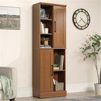 Sauder HomePlus Multi-Room Storage Cabinet with Adjustable Shelves and Door Positioning, Kitchen Laundry Bathroom Pantry Storage Cabinet, in Sienna Oak Finish