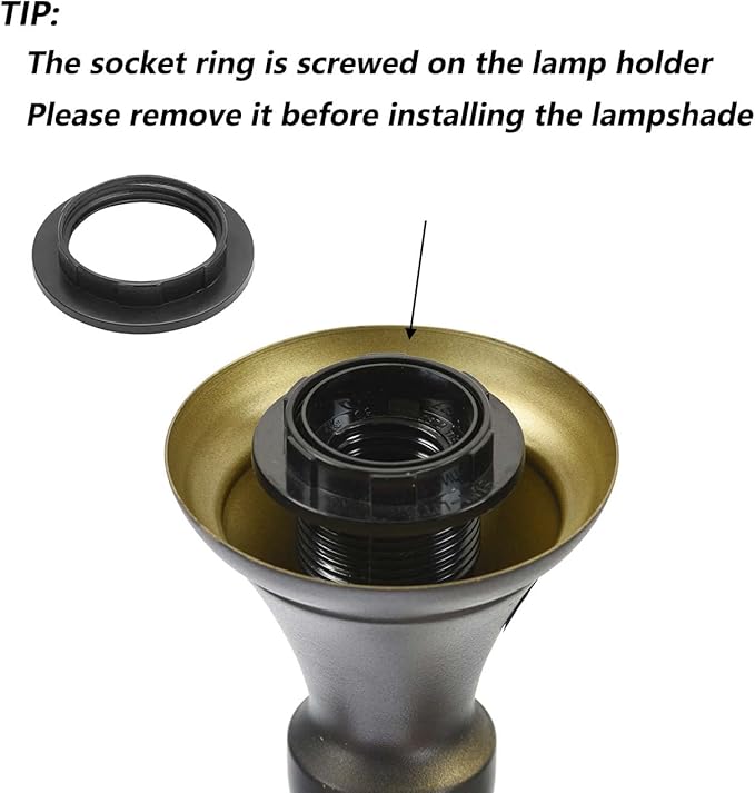 Bieye L10812 Mission Tiffany Style Stained Glass Floor Lamp for Reading Working Decorating, 3-Lights, 70 inches Tall