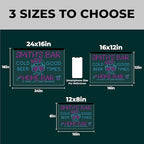 Personalized Home Bar Neon Sign LED Light Up Bar Wall Decor with Beer Mugs and Snacks Icons for Home Pub Kitchen Lounge Man Cave Party Room Custom Name Gift