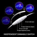 Ulalaza LED Decorative Lights USB Mountains Sunrise Sunset Led Neon Signs Home Decoration Wall Art Holiday Gift Brightness Adjustable 16.5''x11.8''