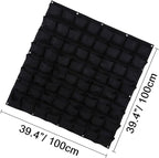 Ogrmar 64 Pockets Vertical Wall Garden Planter Plant Grow Bag for Flower Vegetable for Indoor/Outdoor (64 Pockets, Black)